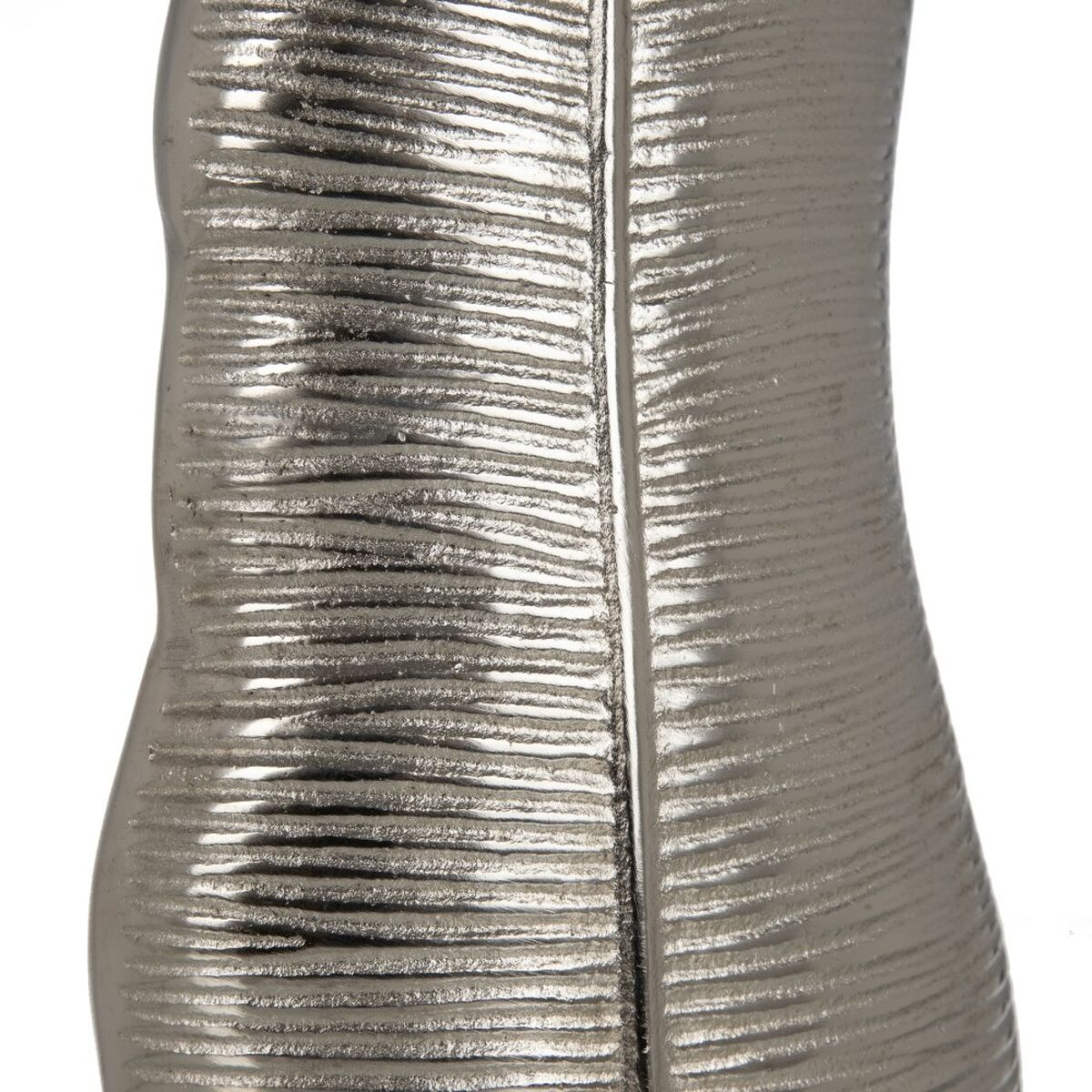 Vāze Metāls Sudrabs 17 x 9 x 44 cm